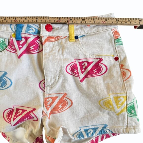 GUESS x J Balvin Colores Collection Womens 25 High-Waisted Mom Shorts Rainbow - Picture 7 of 13